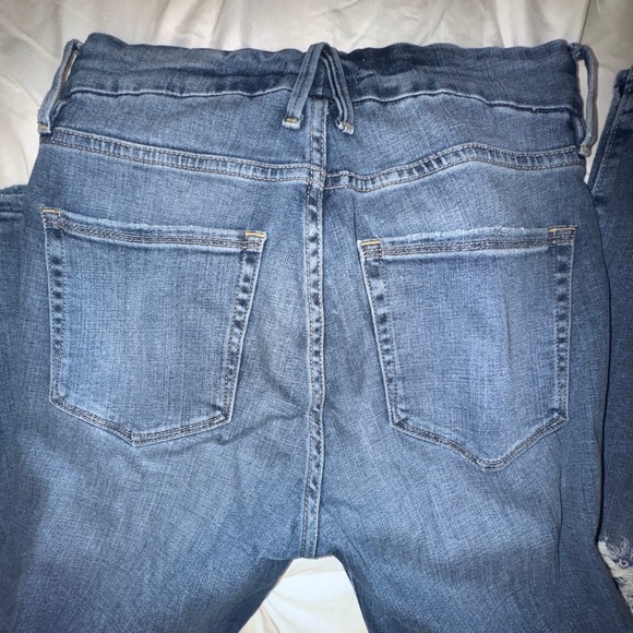 Good American Good Legs High Waist Crop Skinny Jeans (Blue 261) - Picture 4 of 10